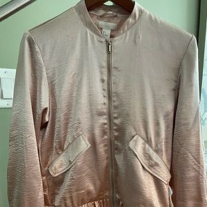 H&M Rose Gold Shiny Jacket